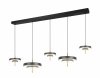 Lampa wisząca LED wielopunktowa okrągłe klosze designerska nowoczesna ściemnialna KEATON 340210580 Trio